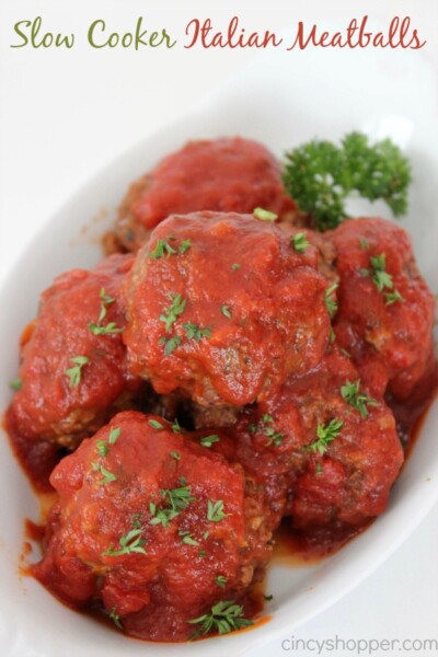 Slow Cooker Italian Meatballs Recipe Cincyshopper