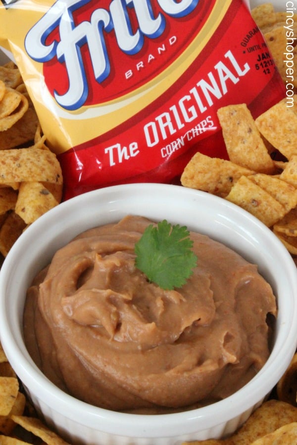 CopyCat Fritos Bean Dip Recipe- sure to save you a bundle. Just a few simple ingredients and a few minutes of time to save yourself big $$'s.
