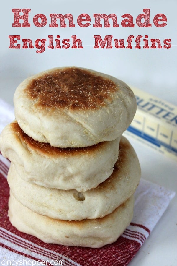 Homemade English Muffins- filled with nooks and crannies, tasting so much better than store bought!