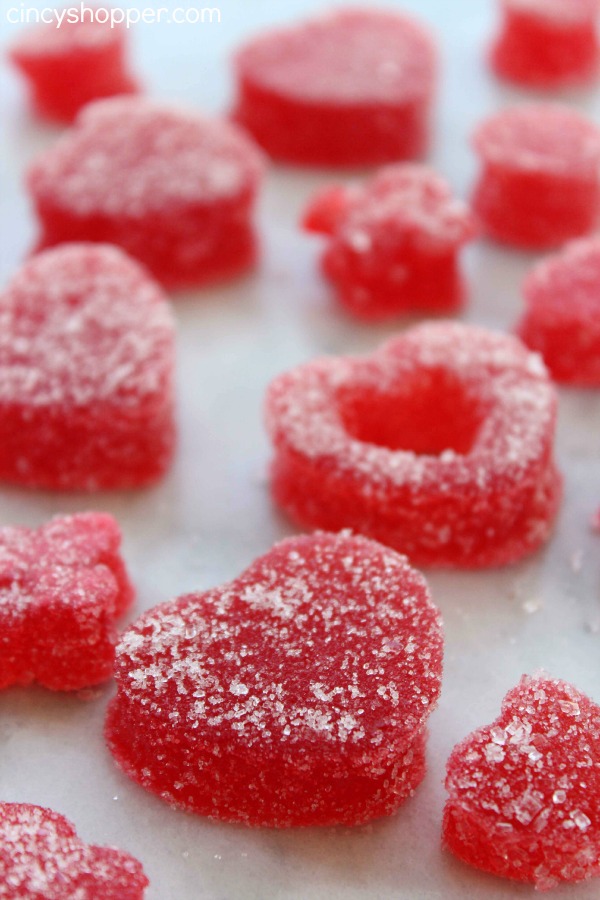 Homemade Gumdrops for Valentine's Day- A super easy and fun recipe that is great for just about any holiday.