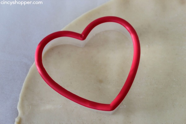 Easy Valentine Heart Pies- Simply made with a store bought pie crust and cherry pie filling. How simple is that?