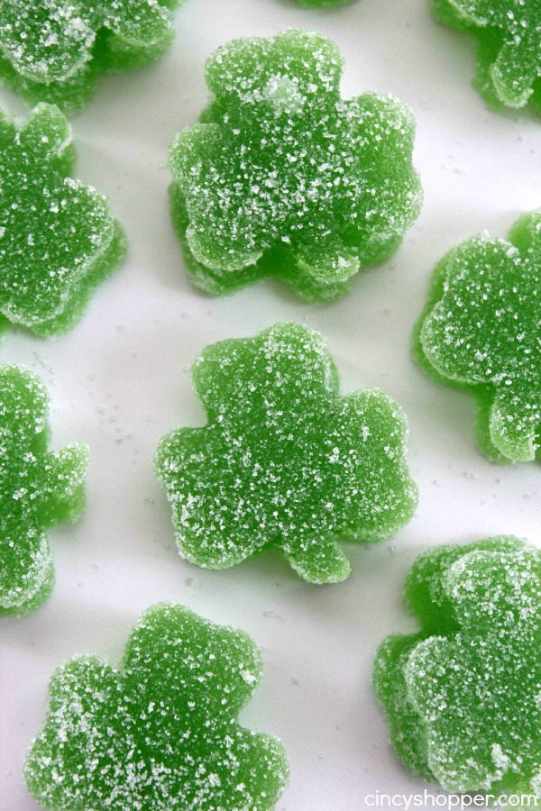 Homemade Gumdrops for St. Patrick's Day- A super easy and fun recipe that is great for just about any holiday.