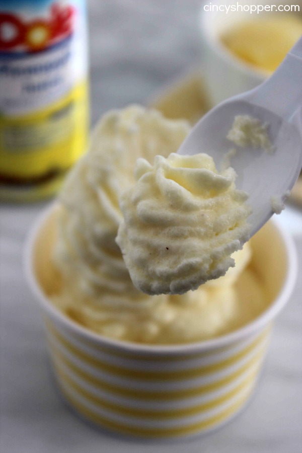 CopyCat Dole Pineapple Whip- No Disney trip is needed to enjoy a dish of this yummy pineapple flavored non-dairy frozen treat. Just a few ingredients are needed.