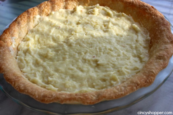 Coconut Cream Pie- add filling to crust