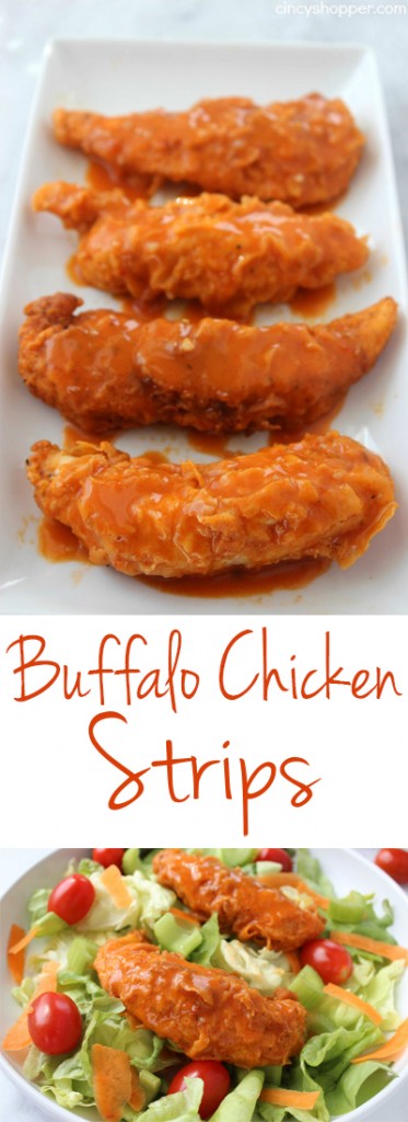 Buffalo Chicken Strips + Salad (Aldi Meal) - CincyShopper