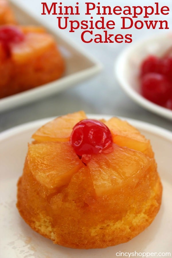Mini Pineapple Upside Down Cakes 1