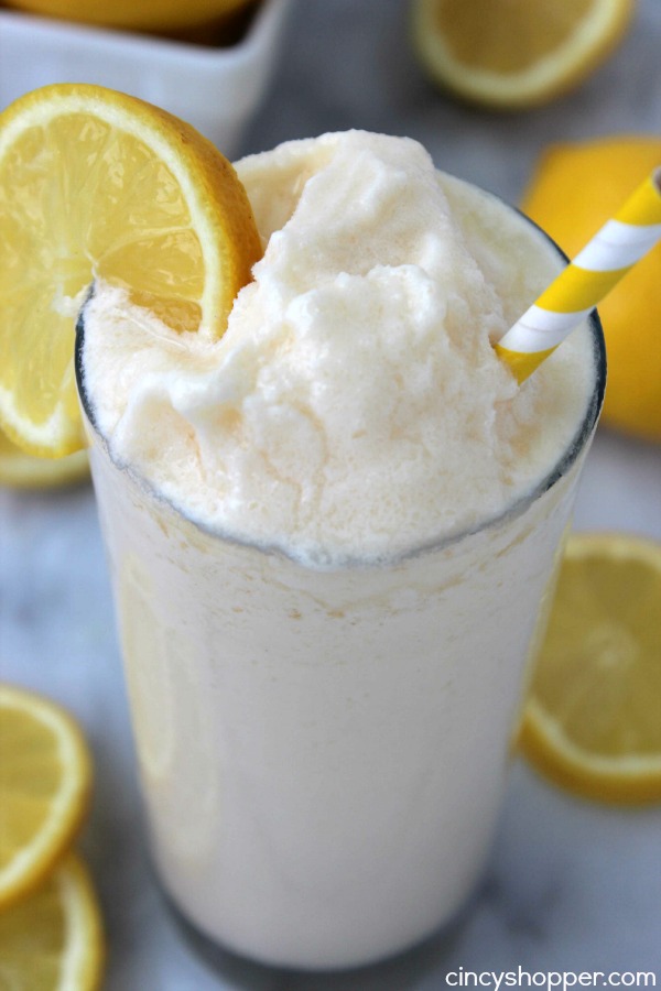 CopyCat Chick-fil-A Frosted Lemonade- Amazing cold and refreshing treat for summer. Super Simple to make at home. Plus this recipe will save you $$'s.