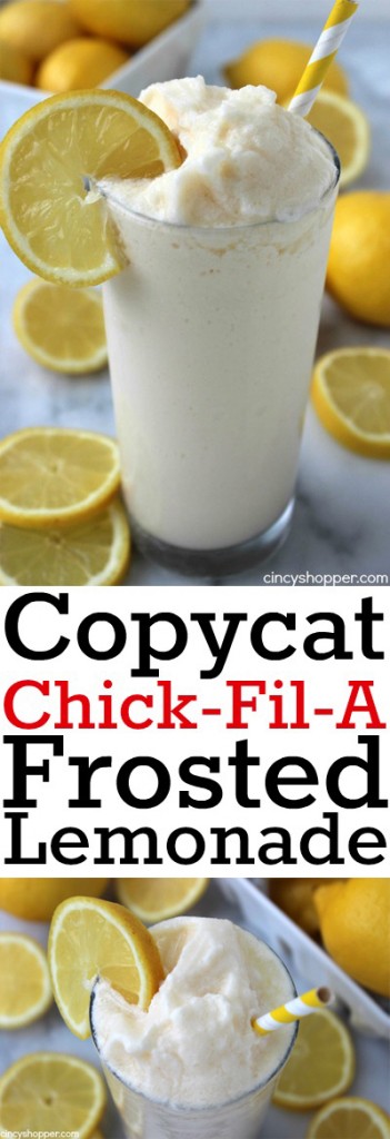 CopyCat Chick-fil-A Frosted Lemonade - CincyShopper