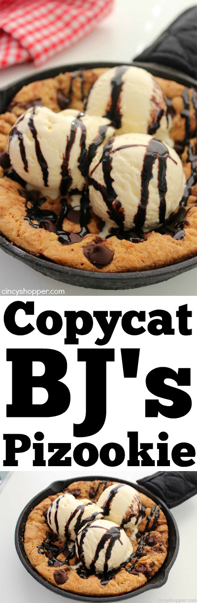 Copycat BJ's Pizookie- With just a few ingredients and very little time, you can enjoy a Pizza Cookie right at home for a fraction of the cost.