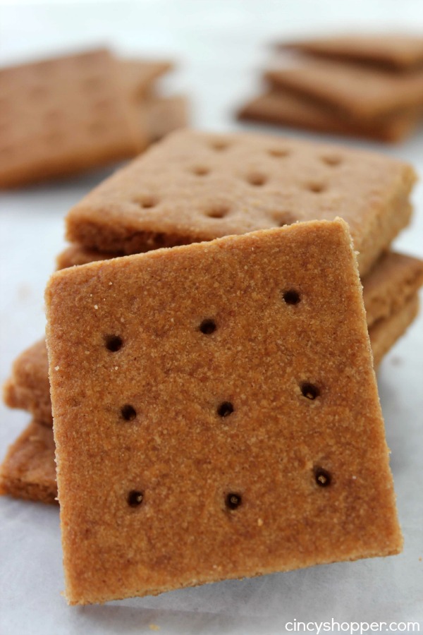 Homemade Graham Crackers- Super simple and so much better than store bought. Enjoy them for a snack or even make homemade S'mores.