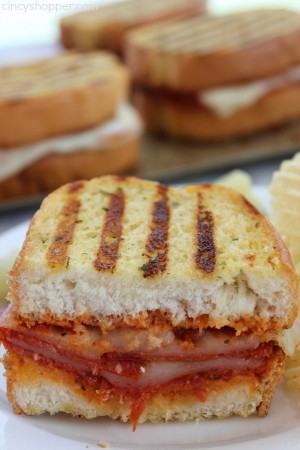 Pepperoni Pizza Grilled Cheese (Aldi Meal) - CincyShopper