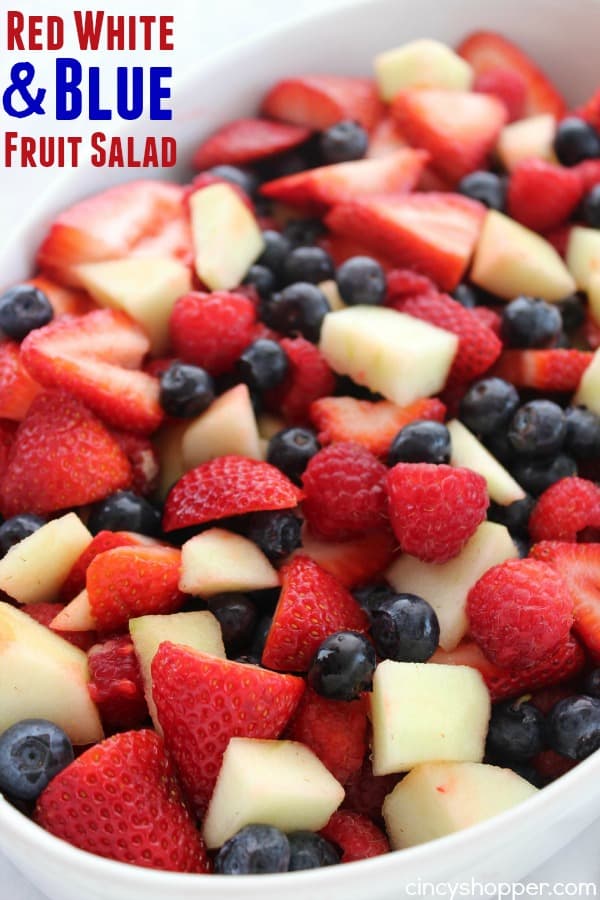 Red White and Blue Fruit Salad 1