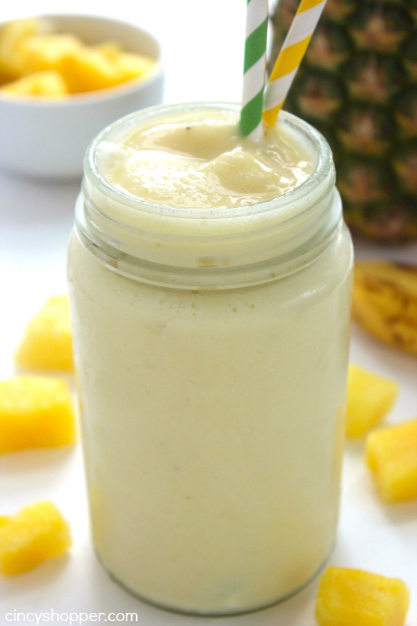 pineapple coconut slushy