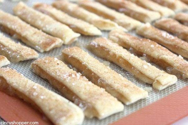 Apple Pie Fries -Super fun spin on a traditional apple pie. Dip them in caramel or even whipped cream for extra yumminess.
