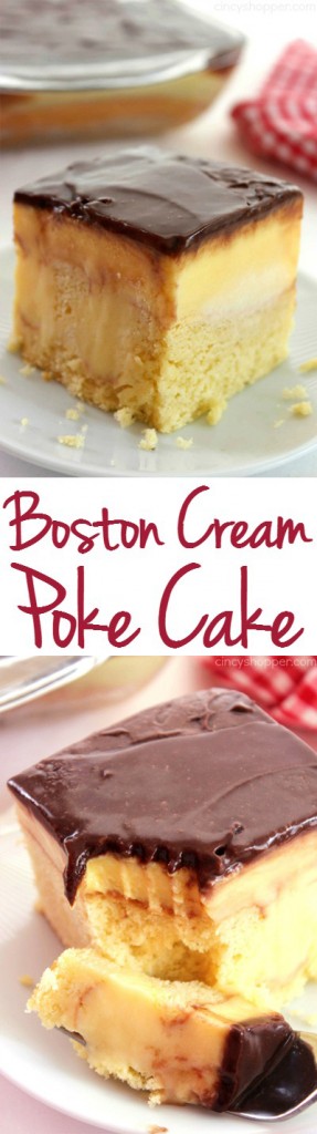 Boston Cream Poke Cake - CincyShopper