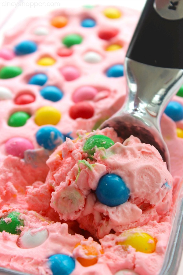 No Churn Bubblegum Ice Cream