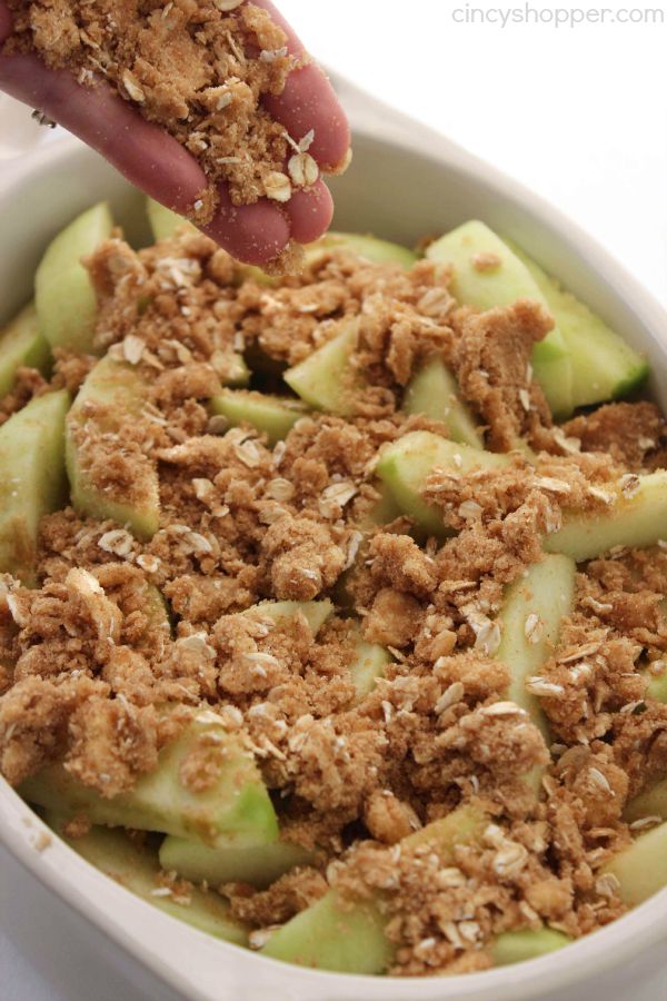 Traditional Apple Crisp -great family dessert this fall. Comfort food at its best.