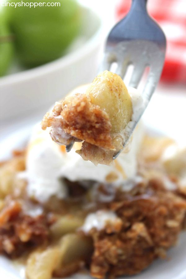 Traditional Apple Crisp -great family dessert this fall. Comfort food at its best.