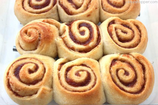 Easy Apple Cinnamon Rolls with Cream Cheese Icing- Since we use store bought crescent sheets, they come together quite quickly. Perfect fall breakfast or dessert.