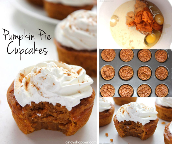 Pumpkin Pie Cupcakes FB