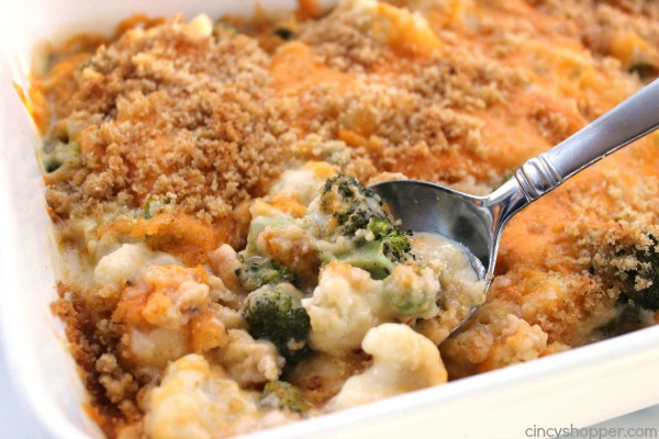 Broccoli Cauliflower Casserole makes for an excellent side dish. You will find it both cheesy and creamy. Perfect side dish.