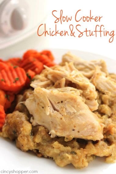 Easy Slow Cooker Chicken and Stuffing - CincyShopper