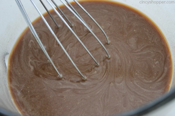 whisking gravy