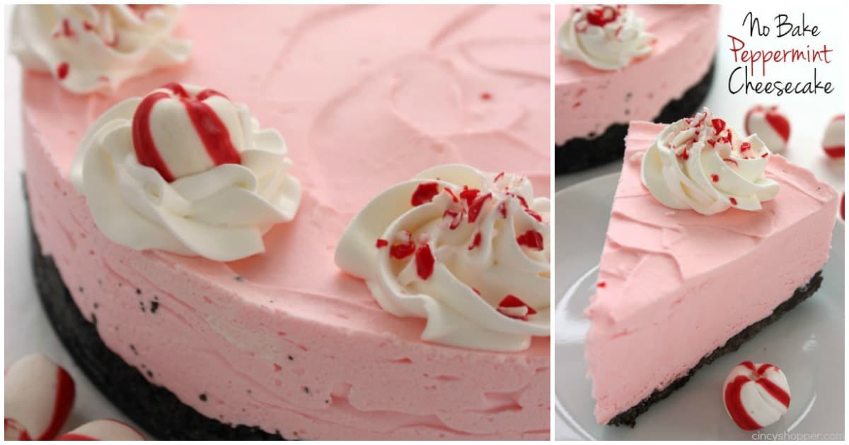 No Bake Peppermint Cheesecake - CincyShopper