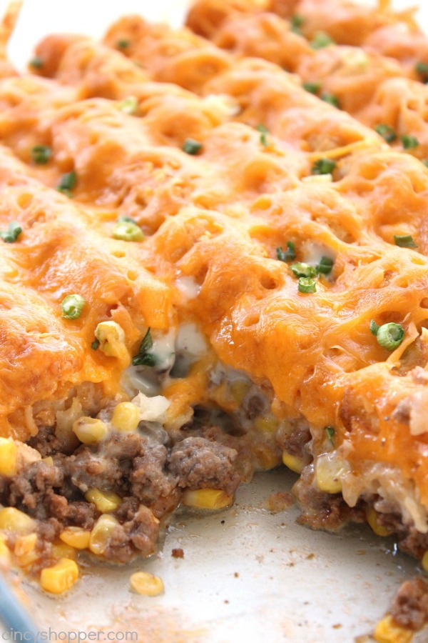 easy cheesy tator tot casserole