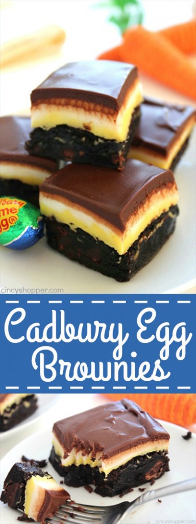 Cadbury Egg Brownies - CincyShopper