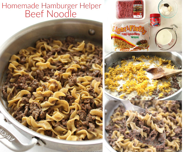 Homemade Hamburger Helper Beef Noodle - With a few simple ingredients and a few minutes time, you can avoid the boxed stuff.