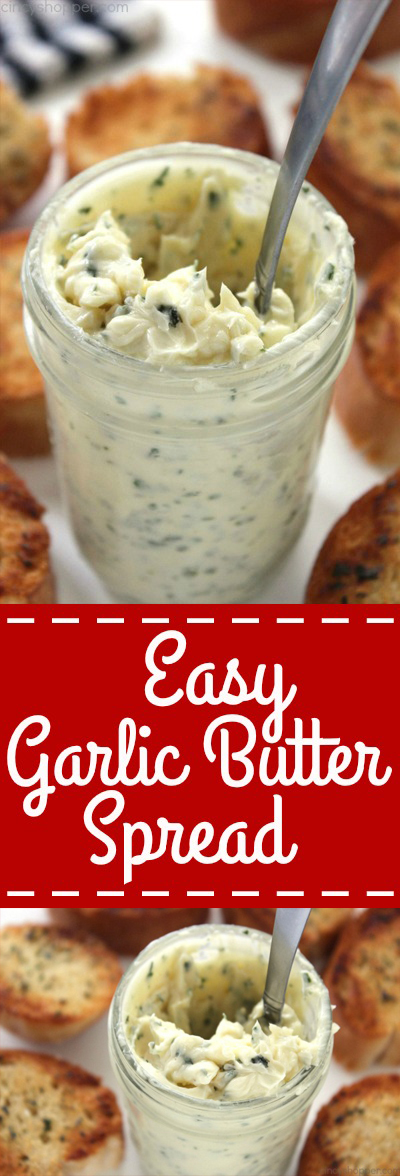 Make your own homemade garlic bread at home with this super Easy Garlic Butter Spread.