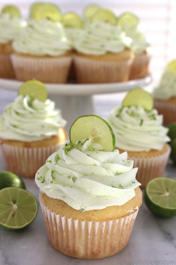 Key Lime Cupcakes with Key Lime Butter Cream Icing - tart, tangy and sweet and so simple to make. Perfect summer dessert idea.