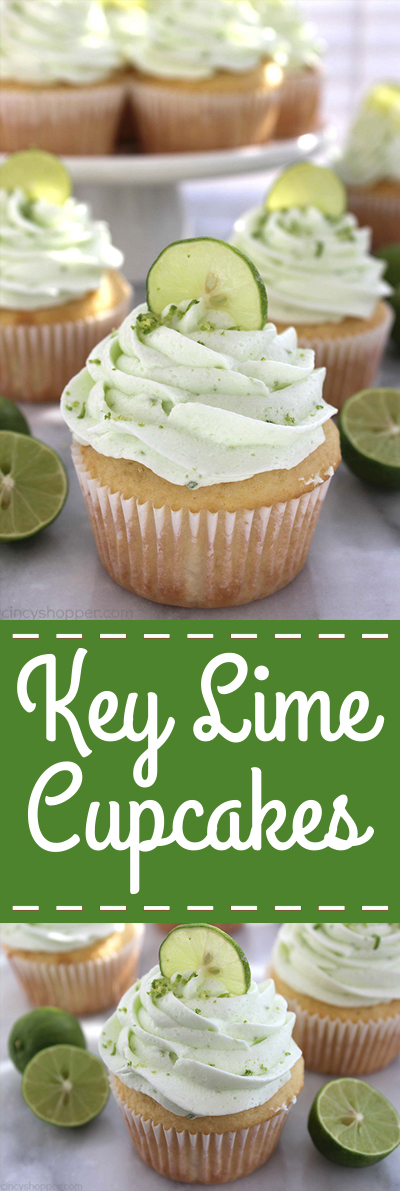 Key Lime Cupcakes with Key Lime Butter Cream Icing - tart, tangy and sweet and so simple to make. Perfect summer dessert idea.