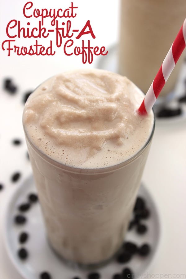 Copycat Chick-fil-A Frosted Coffee - Coffee fans will LOVE it! Perfect refreshment for warm summer months. Simple to make right at home.