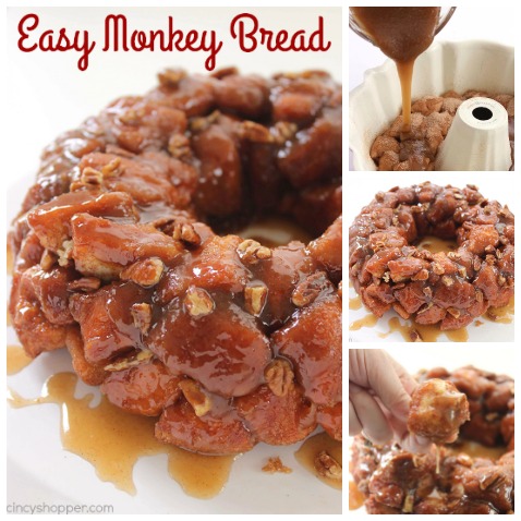Easy Monkey Bread -Perfect for a quick breakfast or even dessert. You can feed a crowd with this deliciousness