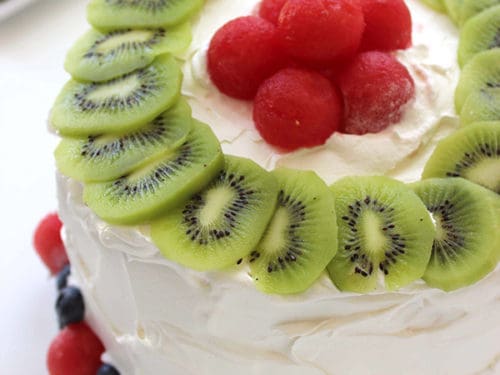 Fresh Summer Melon Cake: This guilt-free treat puts the fruit center stage