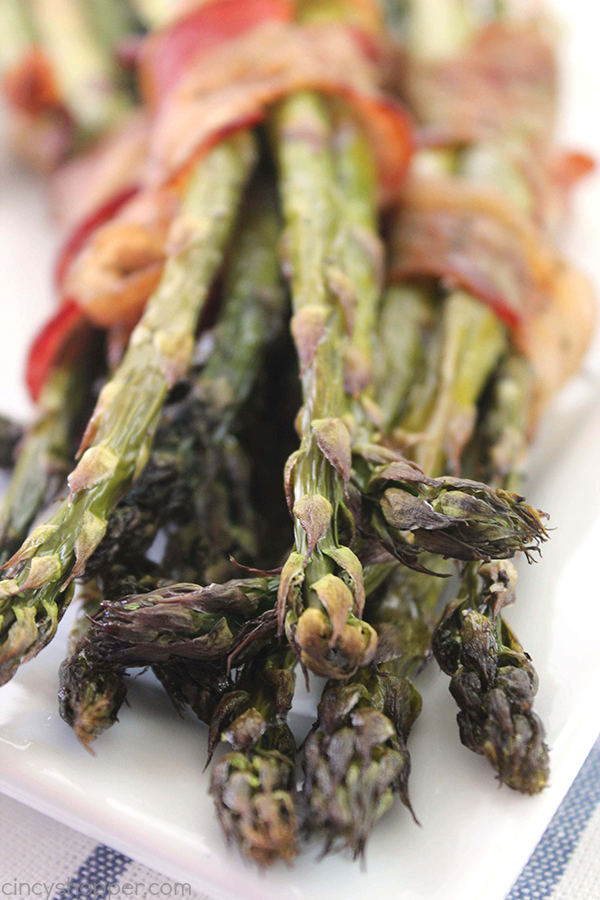 Bacon Wrapped Asparagus - always make for a perfect side dish. You will find them super easy to make and the flavor is AMAZING!