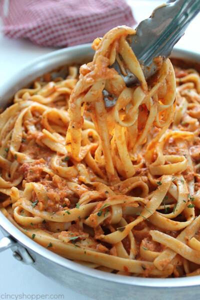 Creamy Tomato Fettuccine - CincyShopper