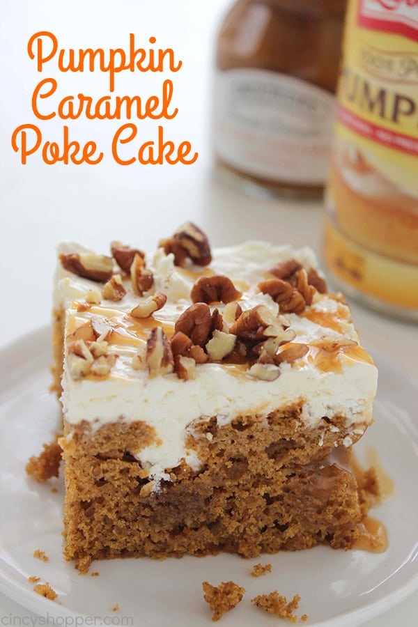 Chocolate Caramel Poke Cake Recipe - 4 Ingredients | Live Craft Eat