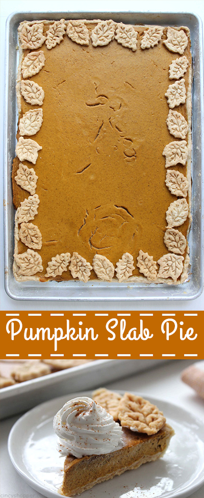 Feeding a crowd is so easy with this Pumpkin Slab Pie. You will find it easy to make and perfect for the upcoming holiday season.