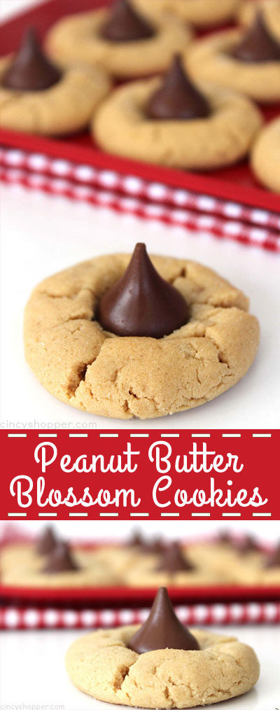 Some call them Peanut Butter Hershey Kissed Cookies but we call them Peanut Butter Blossom Cookies. Call them what you like, they are a perfect year round or Christmas cookie.