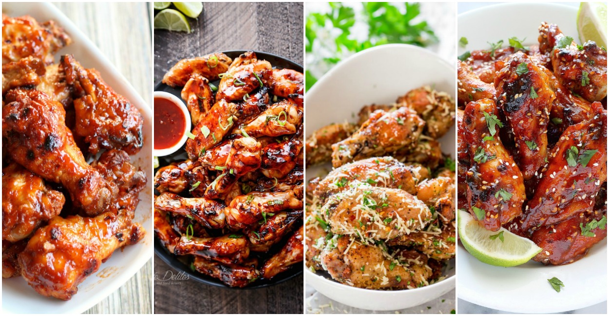 36 + Chicken Wings For Game Day- We have baked and fried. We have sweet, spicy, citrus, hot, mild, tons of different flavors for you to consider serving up.