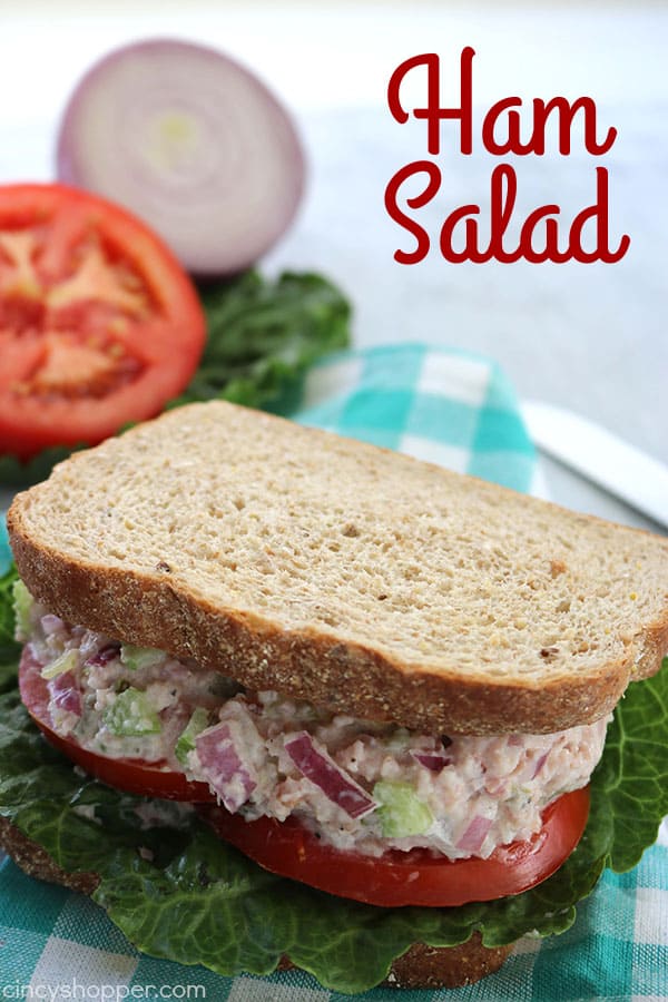 Ham Salad - a great use for your leftover Holiday ham. Perfect for making sandwiches or wraps.