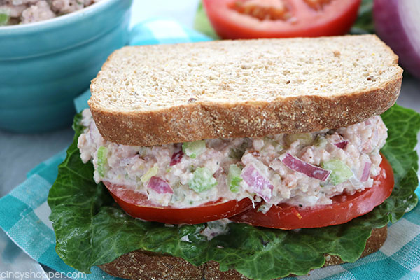 Ham Salad - a great use for your leftover Holiday ham. Perfect for making sandwiches or wraps.