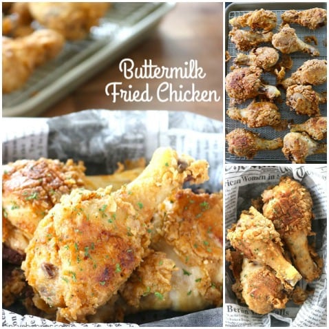 This slightly spicy Buttermilk Fried Chicken Recipe is pan fried creating a crispy and full of flavor piece of chicken. It’s definitely finger licking goodness.