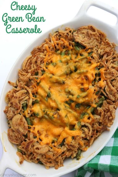 Cheesy Green Bean Casserole - CincyShopper