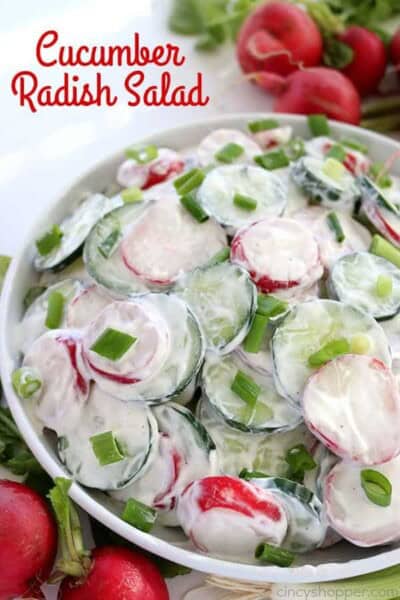 Cucumber Radish Salad - CincyShopper