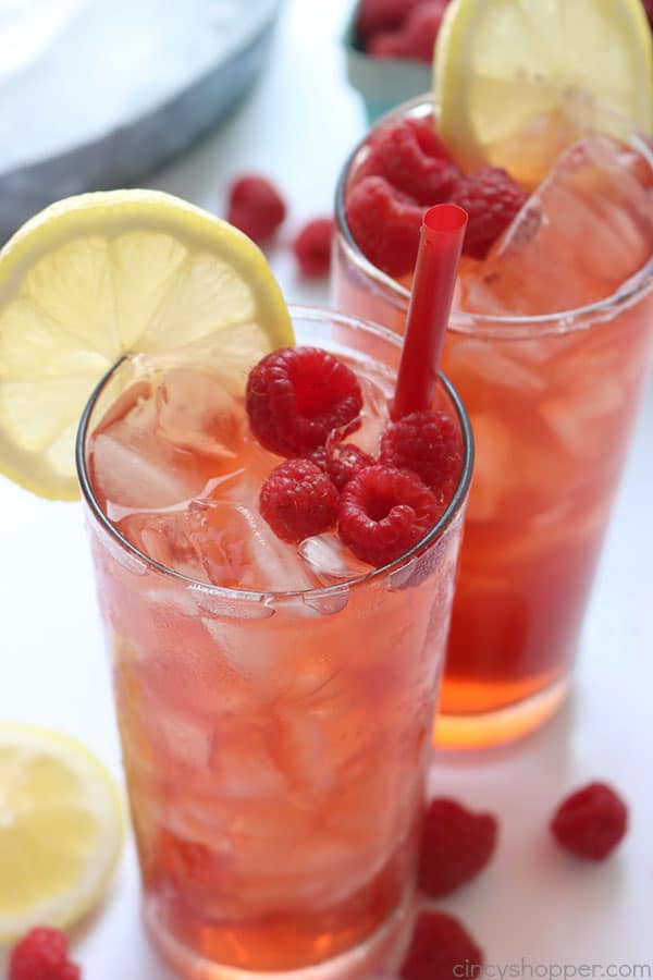 Fresh Raspberry Iced Tea {Homemade Recipe} - FeelGoodFoodie