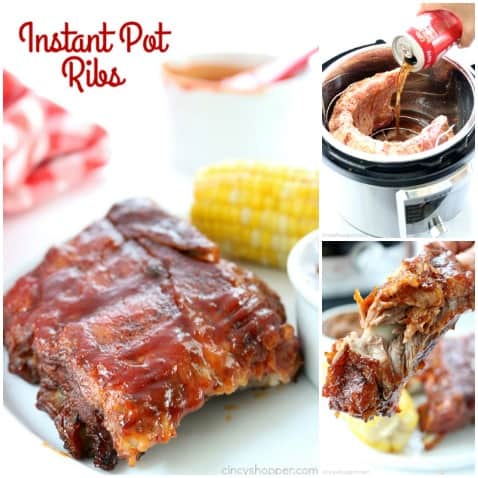Instant Pot Ribs- so quick and easy to make. You can serve fall off the bone ribs in no time at all. #InstantPot